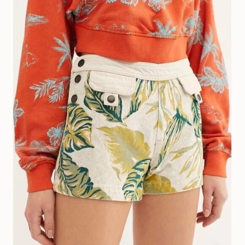 We The Free tropical combo Palm Springs shorts Size 26 summer‎ cruise beach